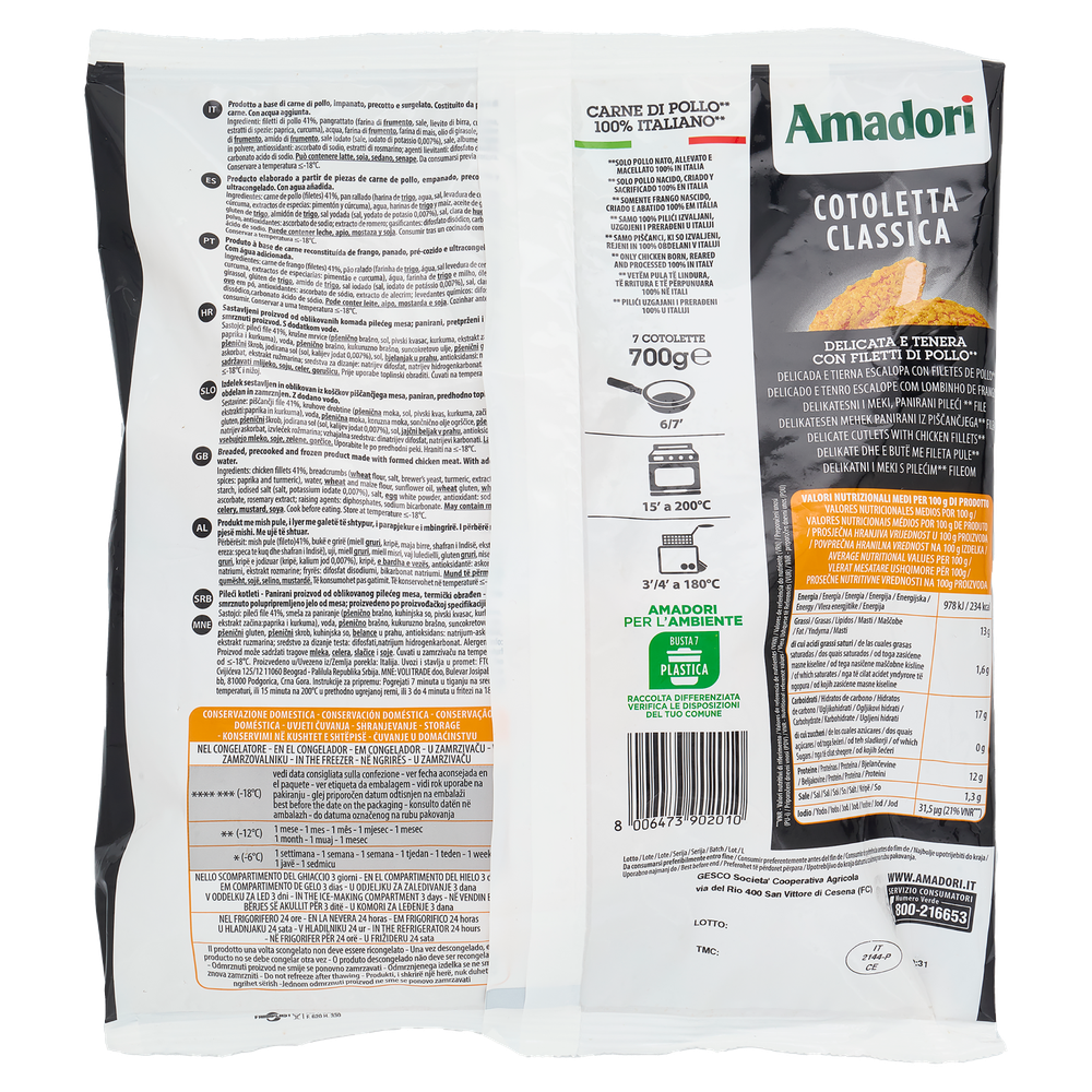 Cotolette Di Pollo Surgelate Amadori - Foto 3