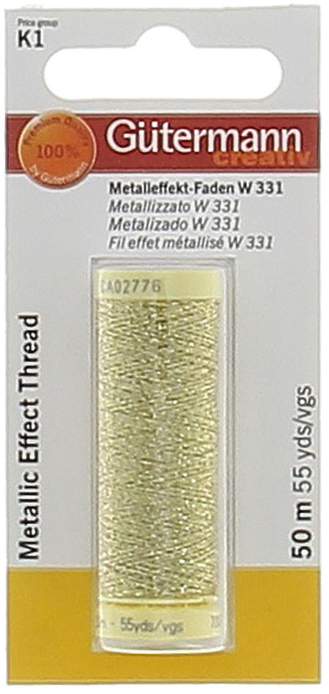 Filo Metalizzato Colore 24 Oro Mt.50 Gutermann
