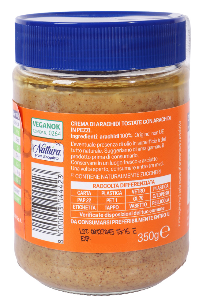 Nattura Sport Crema Di Arachidi Tostate 350g - Foto 3