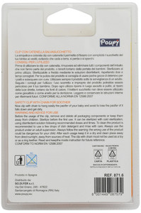 Clip Con Catenella Salvasucchietto 0+ Poupy - Foto 2