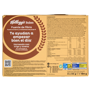 Barrette Bakes Cioccolato E Avena Kellogg's 4x45g - Foto 3