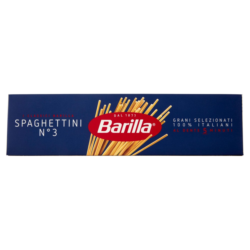Pasta Spaghettini N.3 100% Grano Italiano Barilla - Foto 1