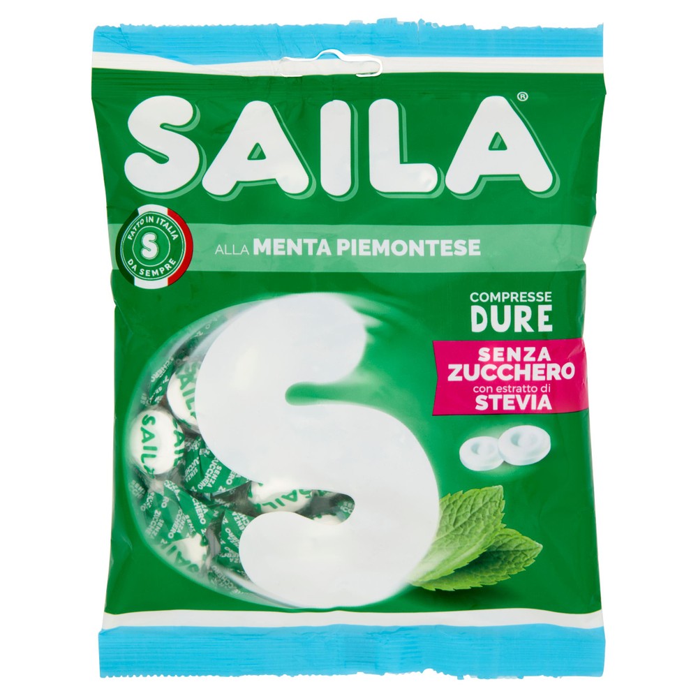 Caramelle Alla Menta Piemontese Senza Zucchero Con Stevia Saila - Foto 1