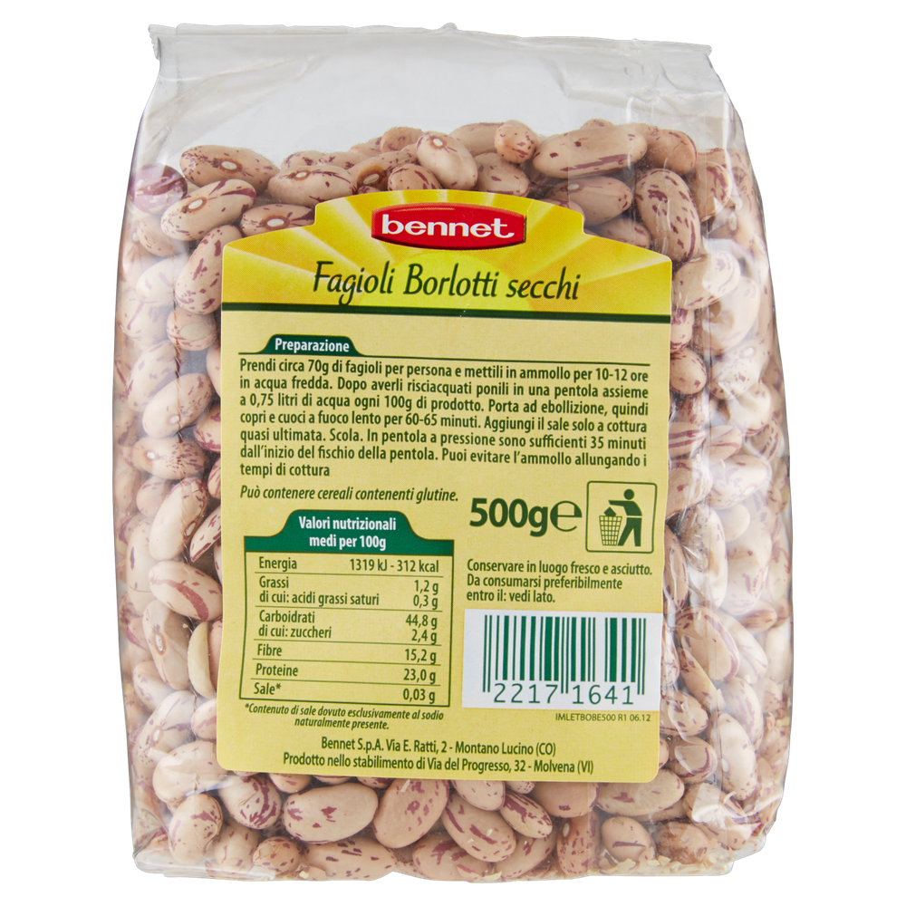 Fagioli Borlotti Secchi Bennet - Foto 3