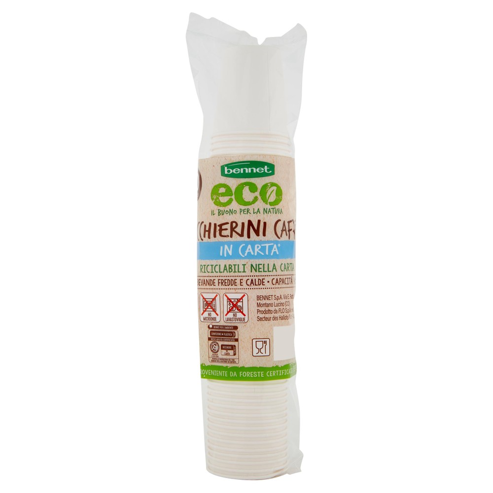 50 Bicchierini Caffè In Carta Bennet Eco - Foto 1