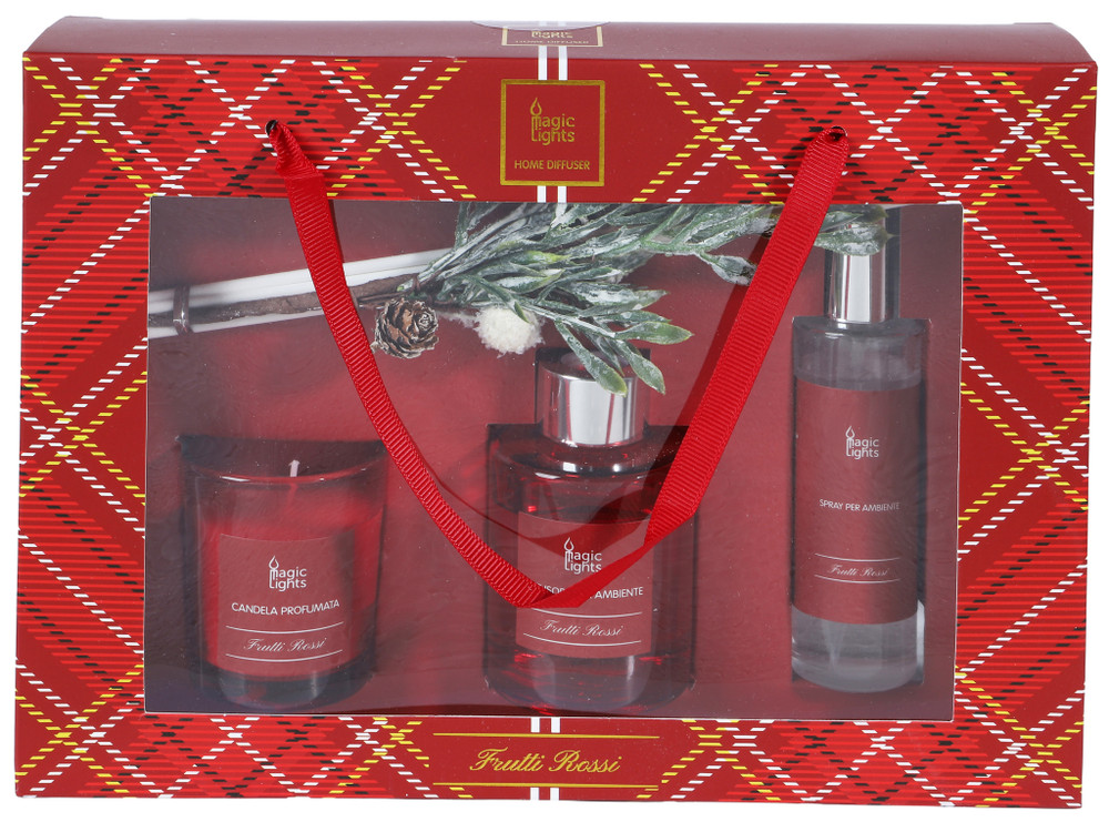 Confezione Regalo Con Candela, Diffusore 60 Ml E Profumatore 30 Ml - Foto 1