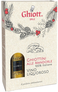 Confezione Cantuccini+vino Liquoroso Ghiott
