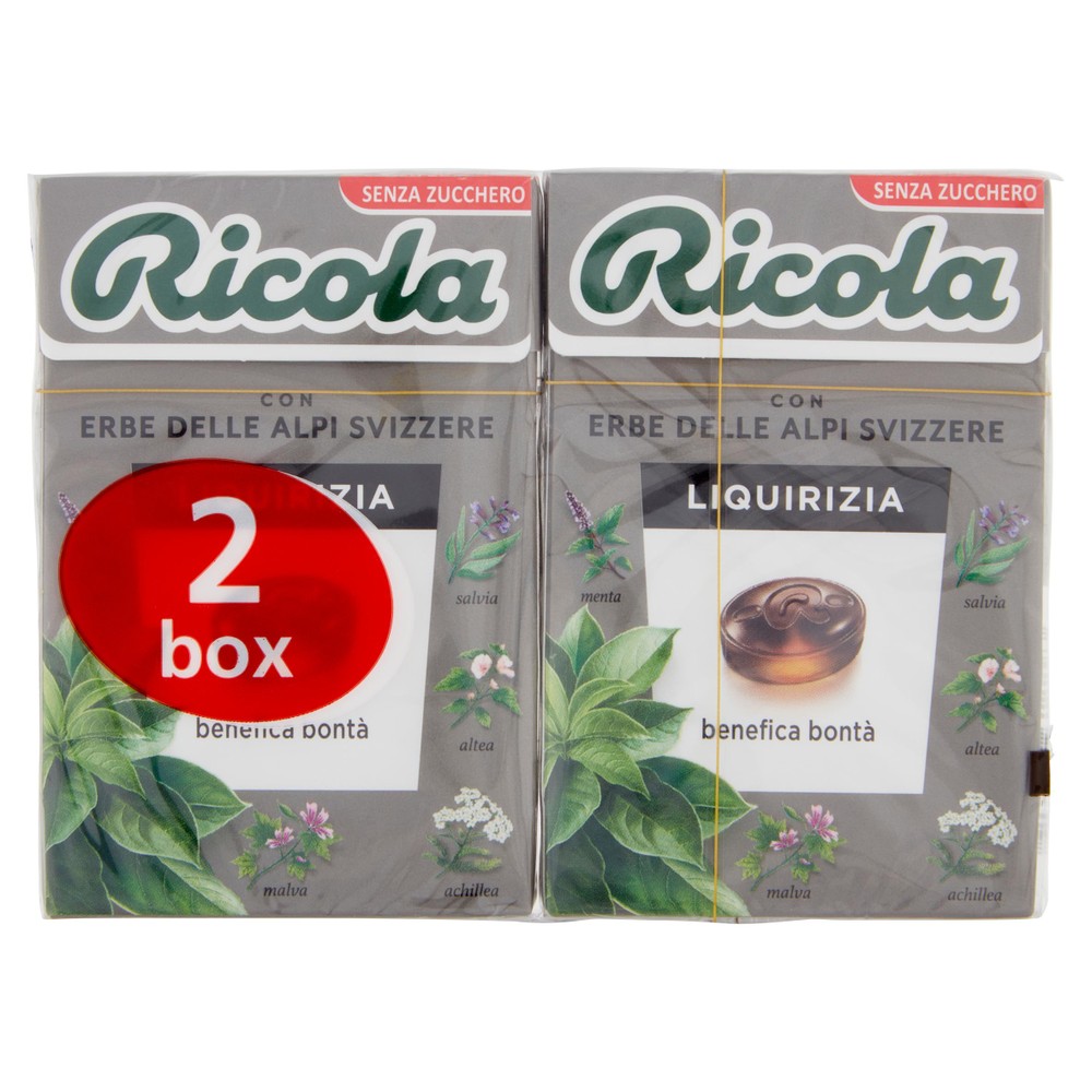 Liquirizia Ricola Senza Zucchero 2 Box - Foto 1