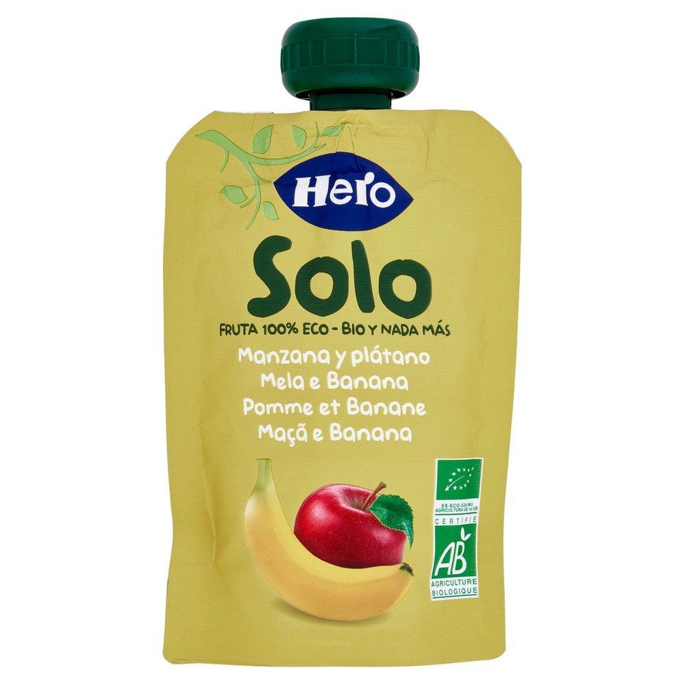 Pouch Mela E Banana Bio Hero Solo - Foto 1