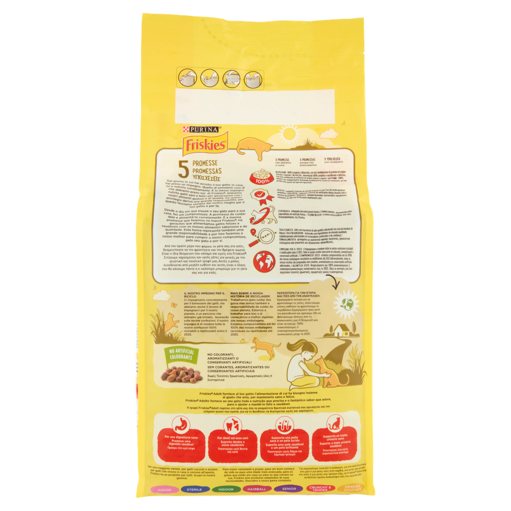 Alimento Secco Gatto Manzo E Pollo Con Verdure Friskies - Foto 3