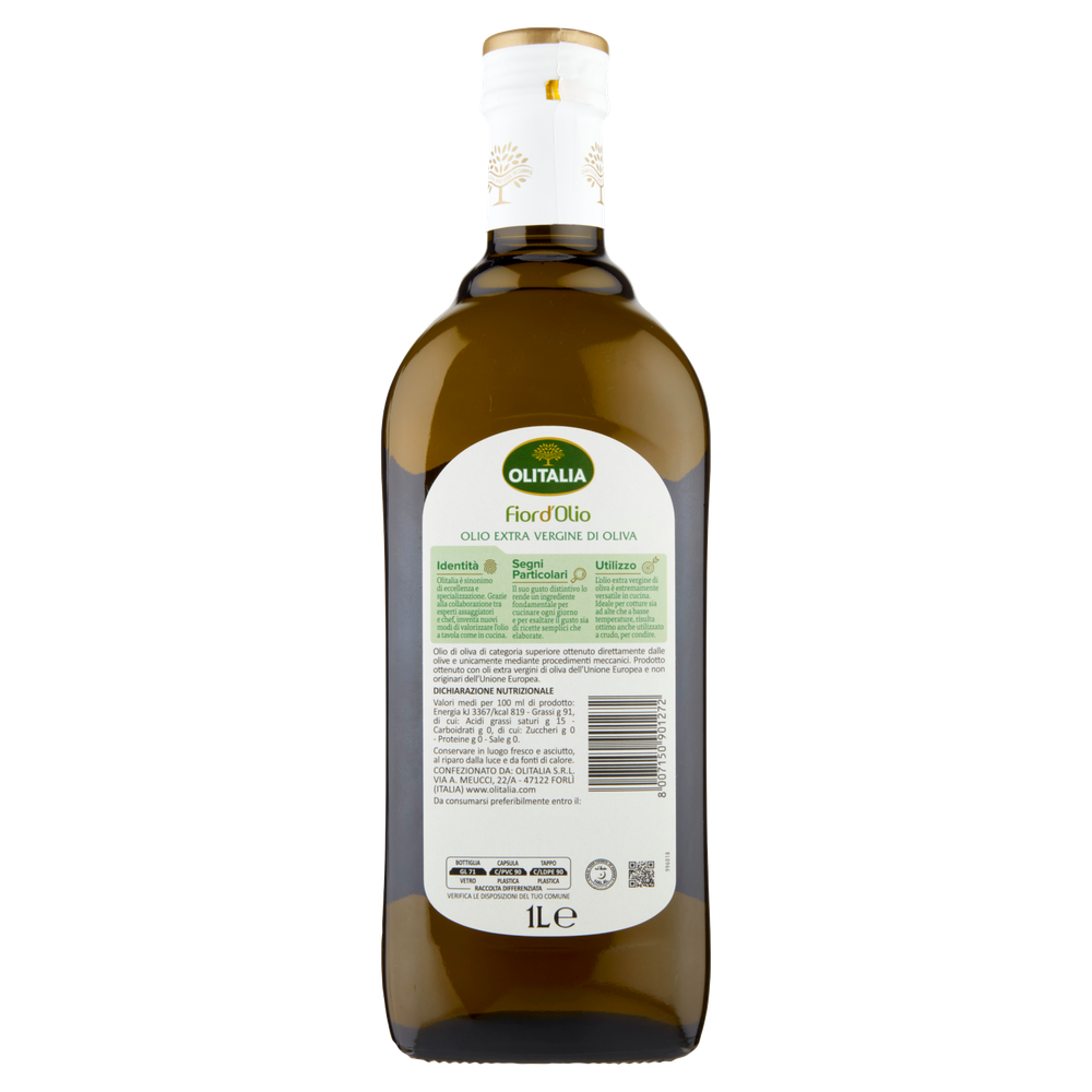 Olio Extra Vergine Di Oliva Fiordolio Olitalia - Foto 3