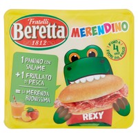 Merendino Salame + frullato Pesca Beretta Merendino Salame + frullato Pesca Beretta