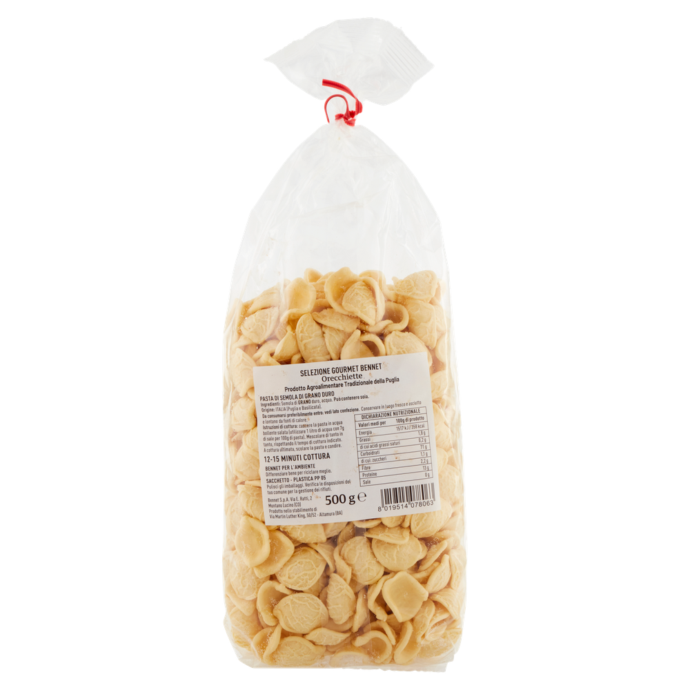 Pasta Orecchiette Pat Della Puglia Selezione Gourmet Bennet - Foto 3