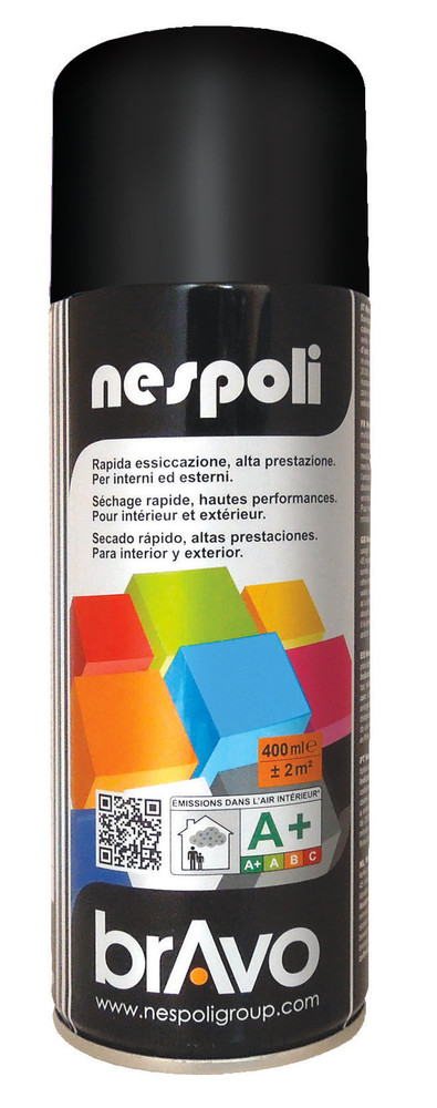 Spray Acrilico Brillante Nero Lucido Nespoli Ml.400 - Foto 1