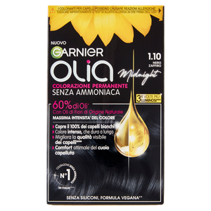 Colorazione Capelli 1.10 Nero Zaffiro Olia Garnier - Foto 1