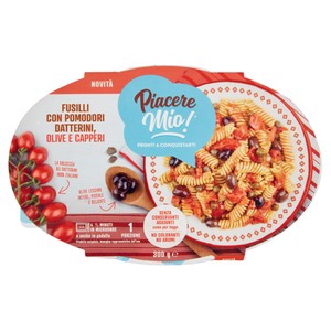 Fusilli Con Pomodori Datterini Olive E Capperi Surgital