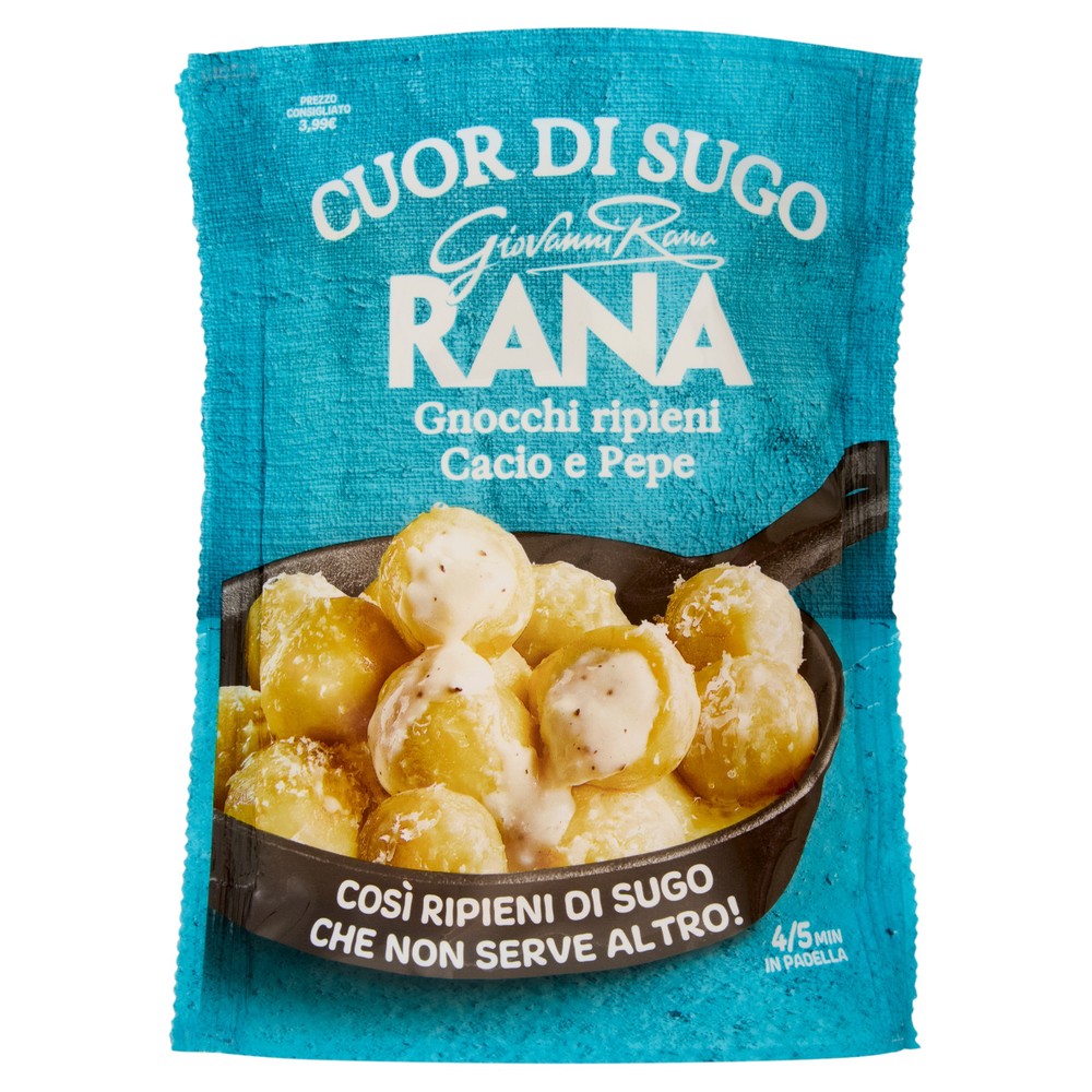 Cuor Di Sugo Gnocchi Ripieni Cacio E Pepe Giovanni Rana | Bennet Online
