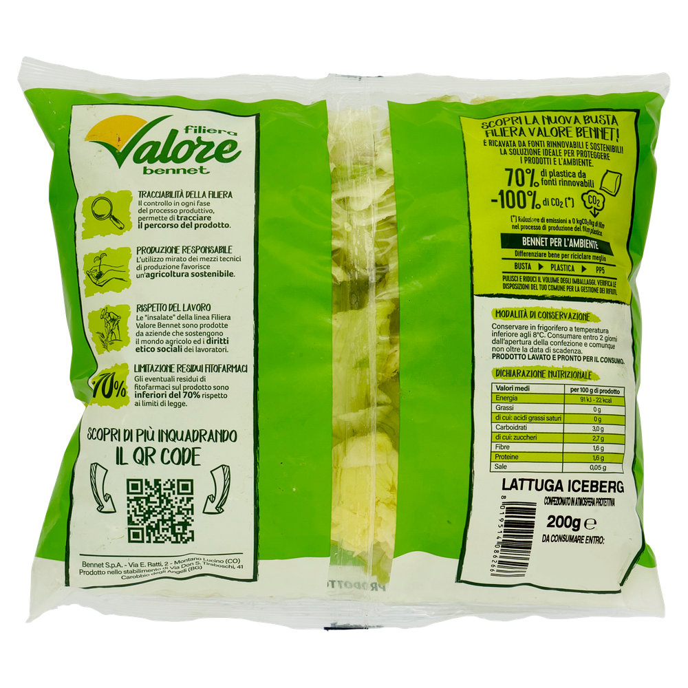 Insalata Iceberg Filiera Valore Bennet - Foto 3
