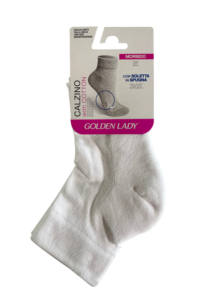 Calzini Sportivi Donna S/ M Bianco Golden Lady - Foto 1