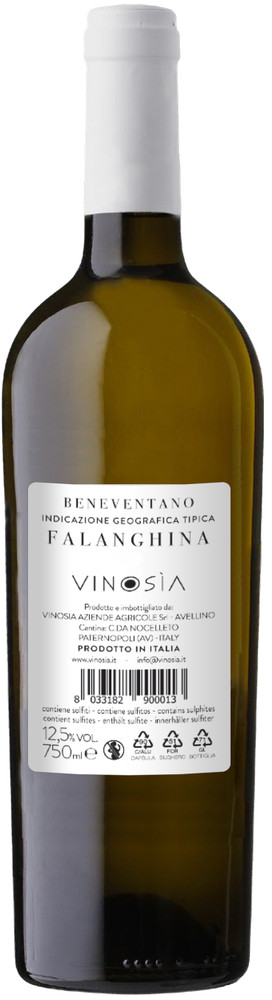 Falanghina Vino Bianco Fermo Igt Vinosia - Foto 2