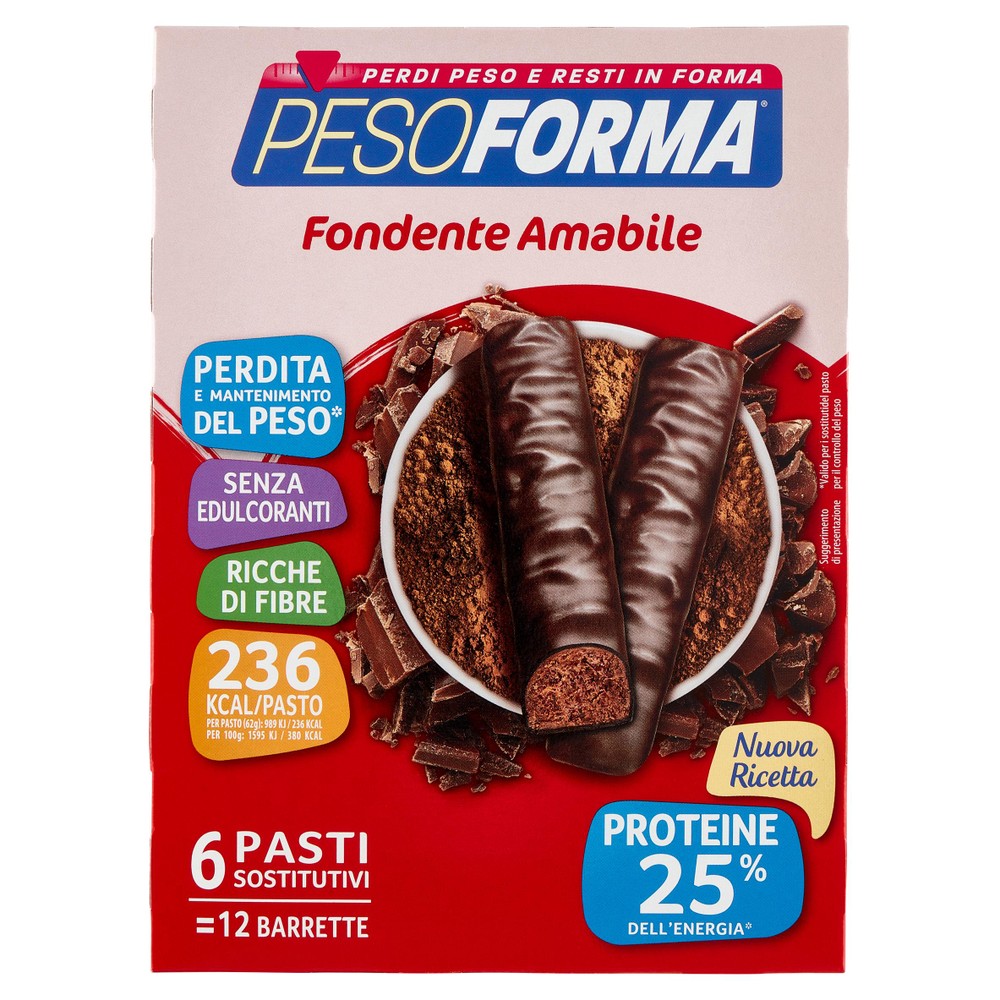 Barrette Al Cioccolato Fondente Amabile Pesoforma - Foto 1