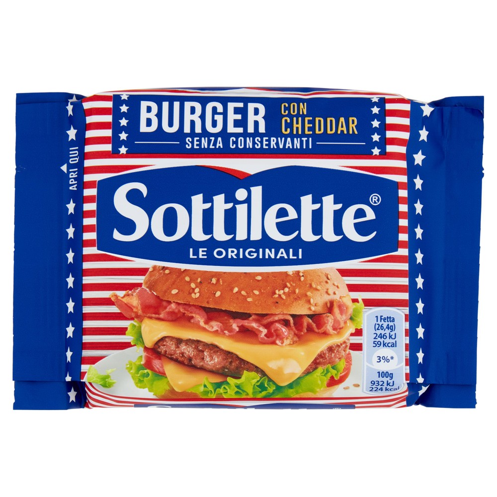 7 Burger Con Cheddar Sottilette - Foto 1
