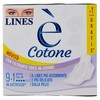 Assorbenti Con Ali In Cotone Lines E' Conf. Da 9+1