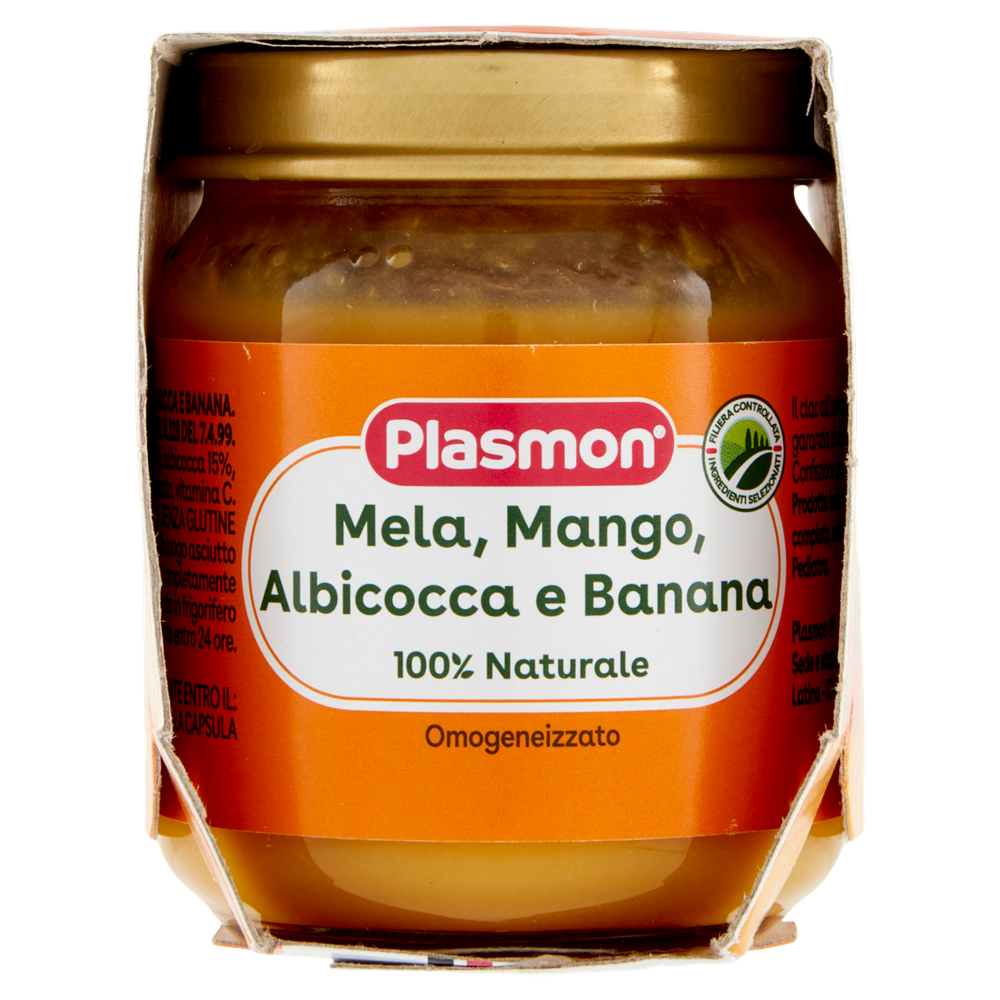 Omogeneizzato Mela/Mango Plasmon 2x104 G.