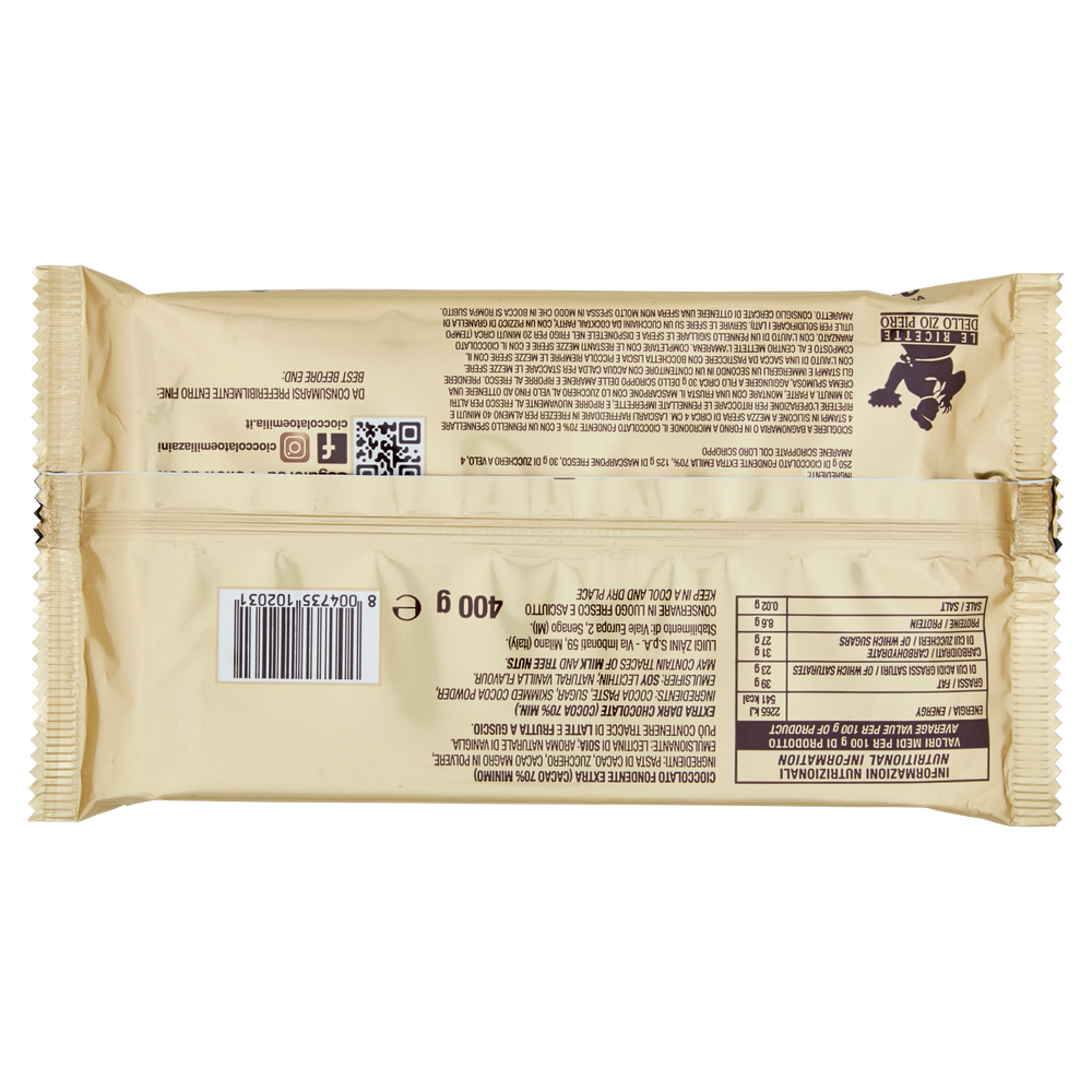 Tavoletta Di Cioccolato Fondente Extra 70% Emilia Zaini - Foto 3