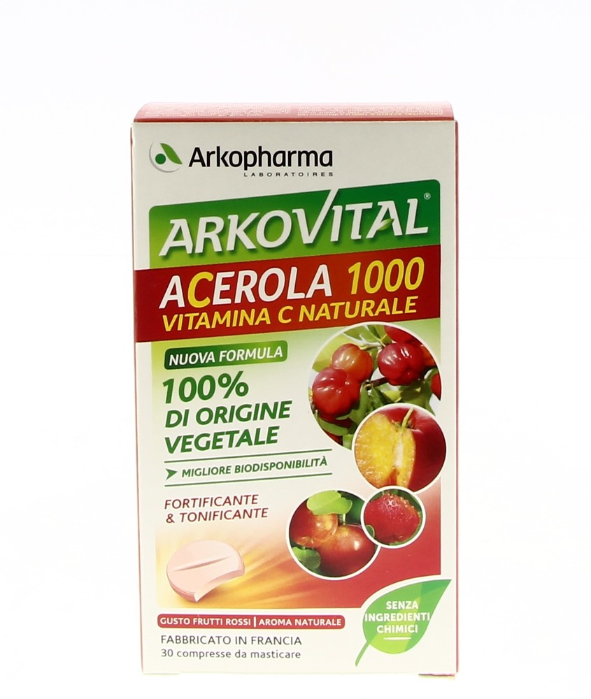 Acerola 1000 Arkopharma Compresse Masticabili - Foto 1