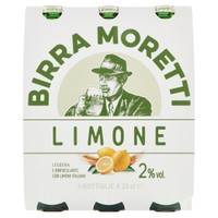 Moretti Radler Limone 3 Bottiglie Da Cl.33 Moretti Radler Limone 3 Bottiglie Da Cl.33