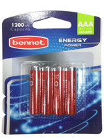 4 Pile Alcaline Mini Stilo Energy Power Bennet 4 Pile Alcaline Mini Stilo Energy Power Bennet