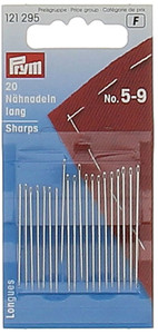 20 Aghi Per Cucire Lunghi Assortiti N.5/9 Prym - Foto 1