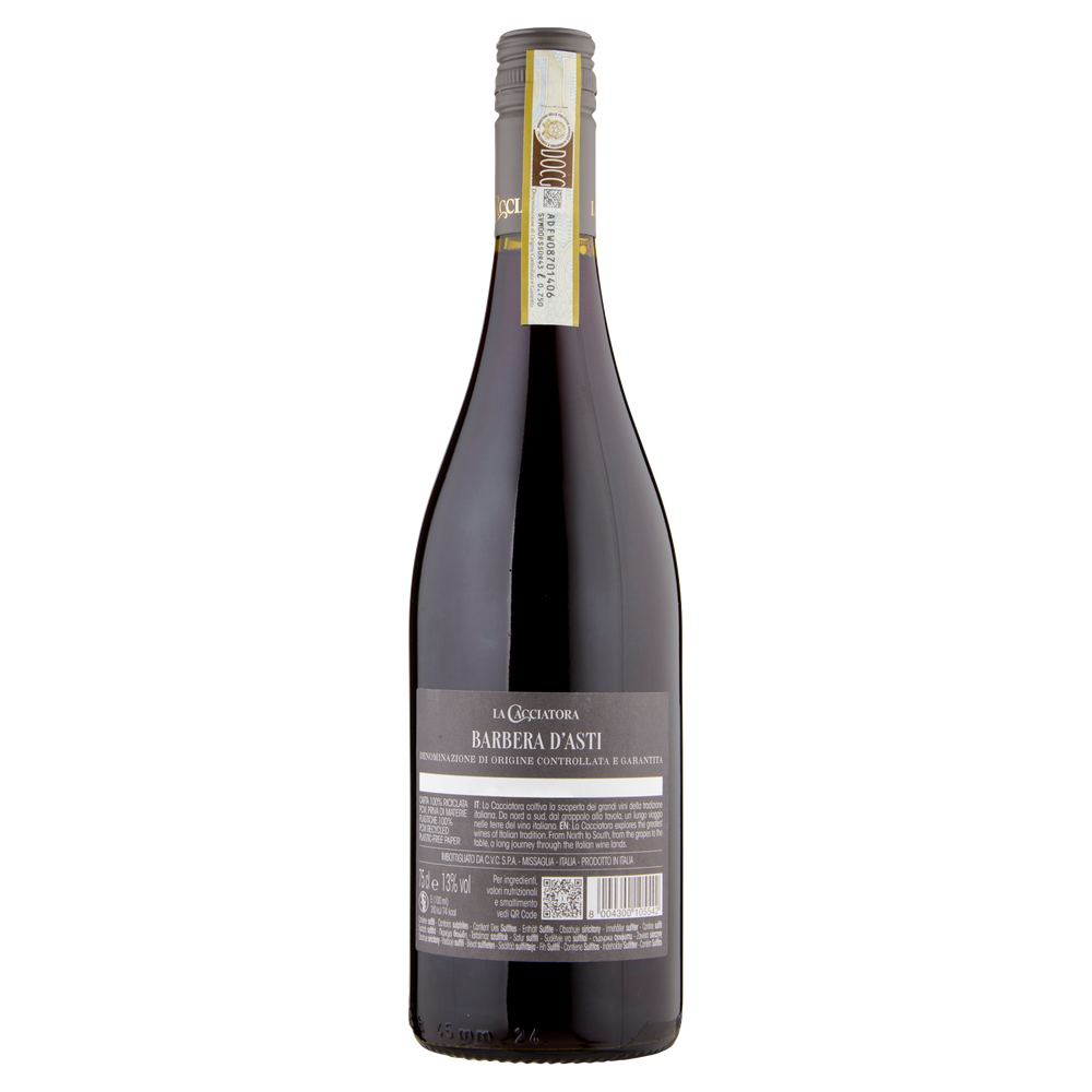 Vino Rosso Barbera D'asti Docg La Cacciatora - Foto 3