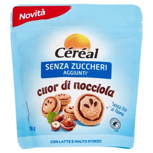 Cereal Senza Zucchero Cookies Cuor Di Nocciola