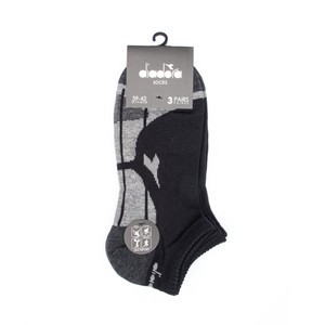 Calze Corte Uomo Multisport 39/42 Nero Conf Da 3 Diadora - Foto 1
