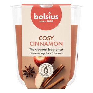 Candela Bicchiere Mela Cannella Bolsius - Foto 1