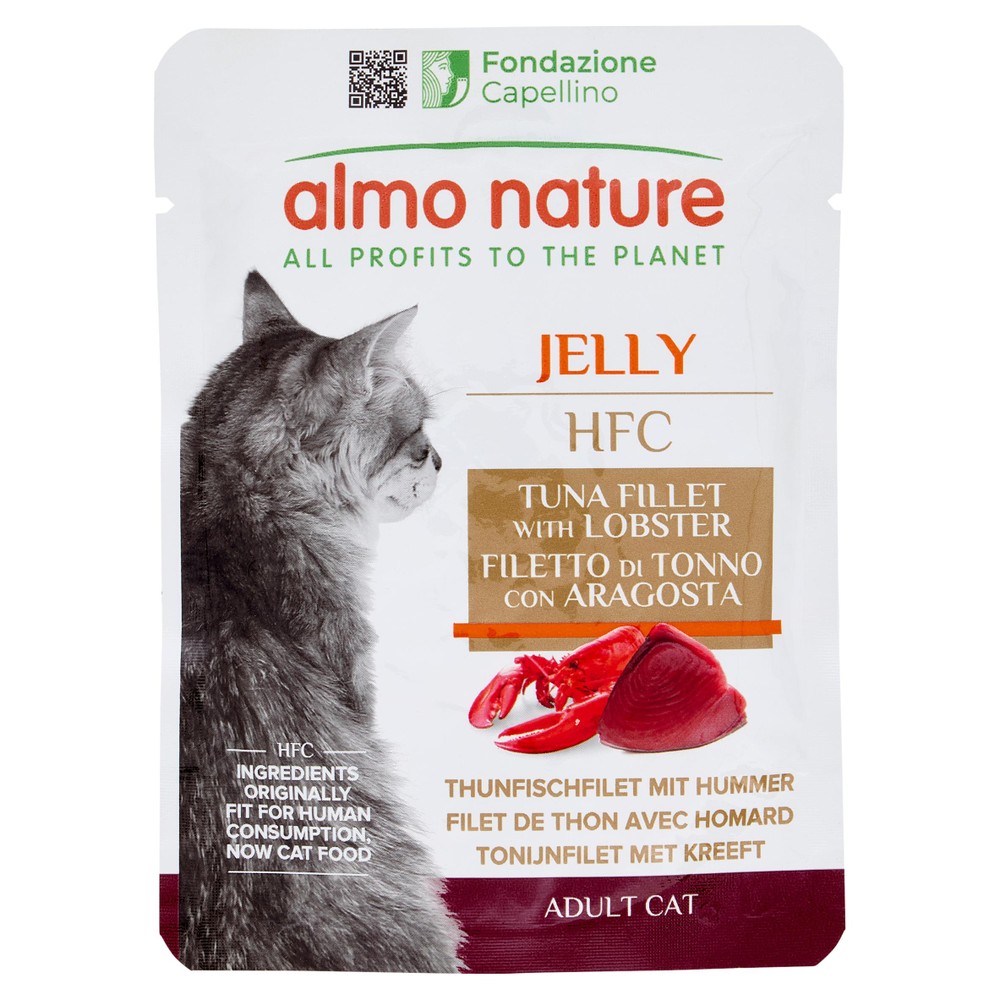 Alimento Umido Gatti Jelly Tonno E Aragosta Hfc Almo Nature - Foto 1