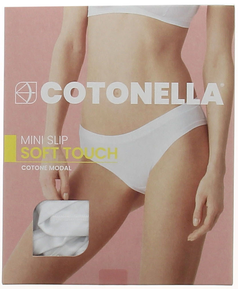 Slip Mini Donna Soft Touch 2 Bianco Cotonella