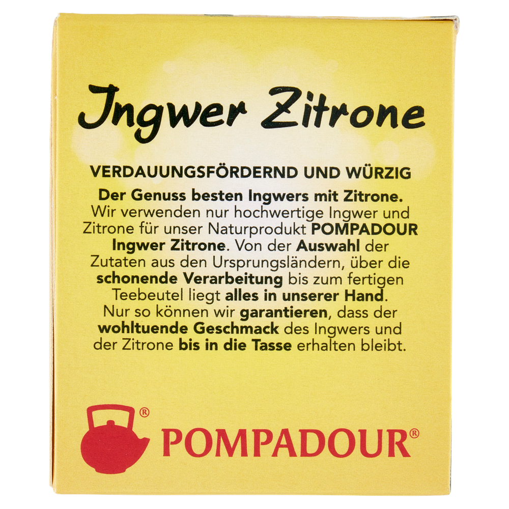 Infuso Zenzero E Limone 20x1,8g Bustine Pompadour - Foto 2