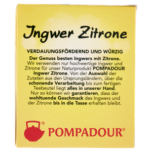Infuso Zenzero E Limone 20x1,8g Bustine Pompadour - Foto 2