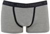 Boxer Uomo Con Elastico Parlato Con Scritta L Grigio Melange Delinea