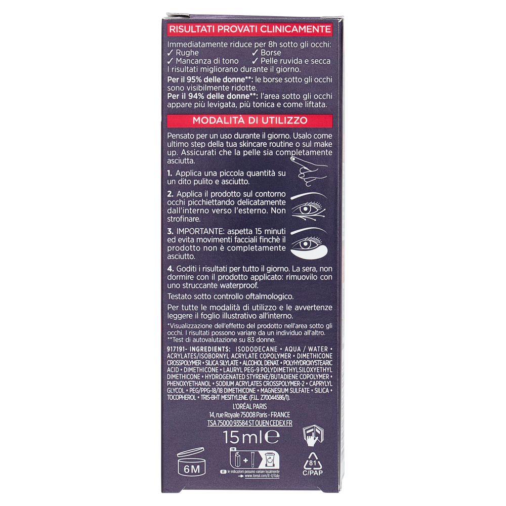 Fluido Laser Borse Occhi Revitalift - Foto 3