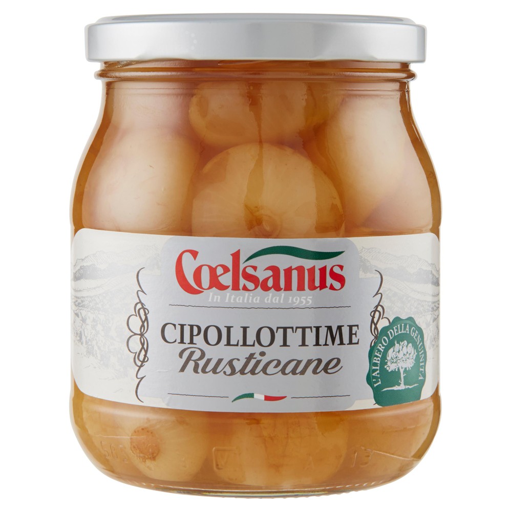 Cipolle Borettane Bianche Rusticane In Aceto Di Vino Coelsanus - Foto 1