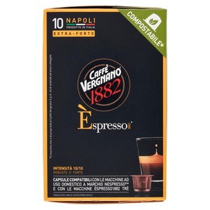Capsule Caffè Napoli Compatibili Nespresso 10pz Caffè Vergnano - Foto 1