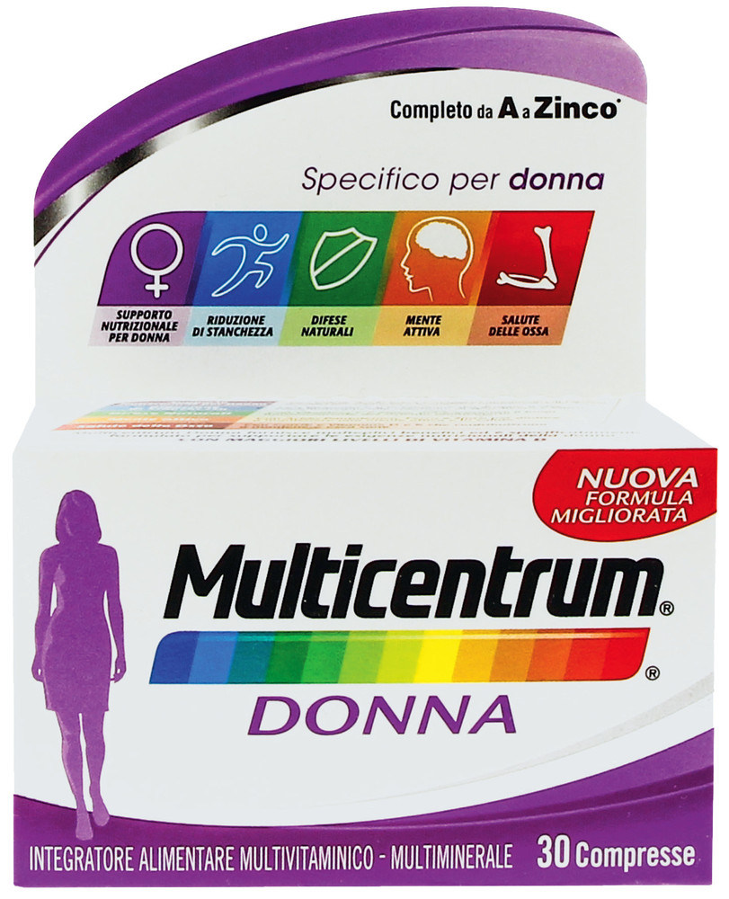 Multivitaminico Completo Vitamina D Ferro Calcio Donna Multicentrum - Foto 1