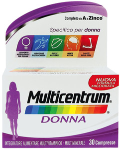 Multivitaminico Completo Vitamina D Ferro Calcio Donna Multicentrum - Foto 1