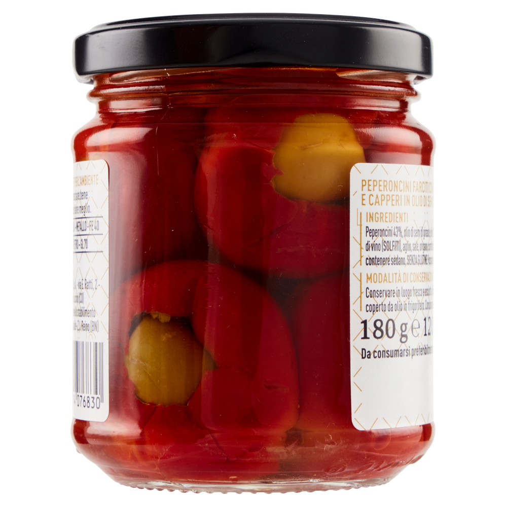 Peperoncini Farciti Con Acciughe Olive Capperi Selezione Gourmet Bennet - Foto 3