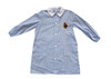 Grembiule Asilo Bambino 6 Anni Vichy Azzurro Ricamo Spiderman