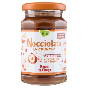 Crema Spalmabile Nocciolata Crunchy Bio Con Granella Rigoni Di Asiago - Foto 1